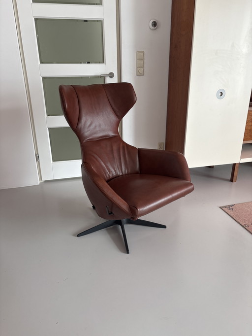 Fauteuil inclinable en cuir