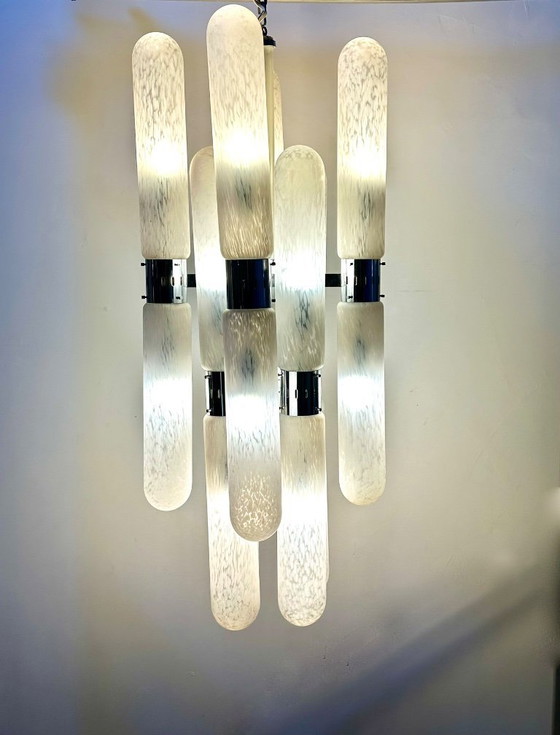 Image 1 of Lampadario italiano 1970 di Aldo NASON per Mazzega