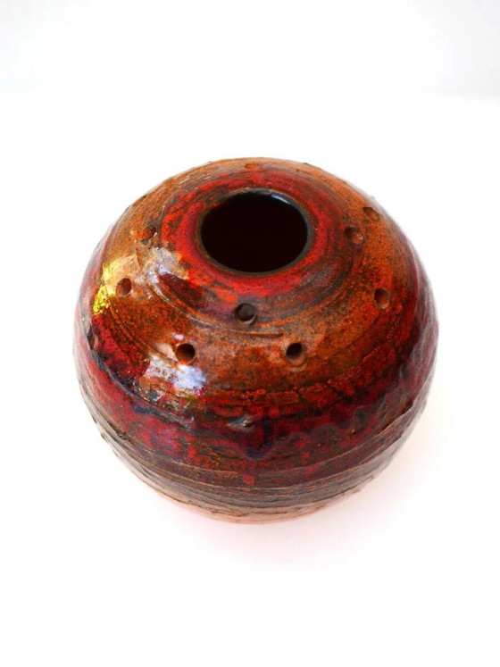 Image 1 of Mid-century art pottery vase in ceramic from Tilgmans