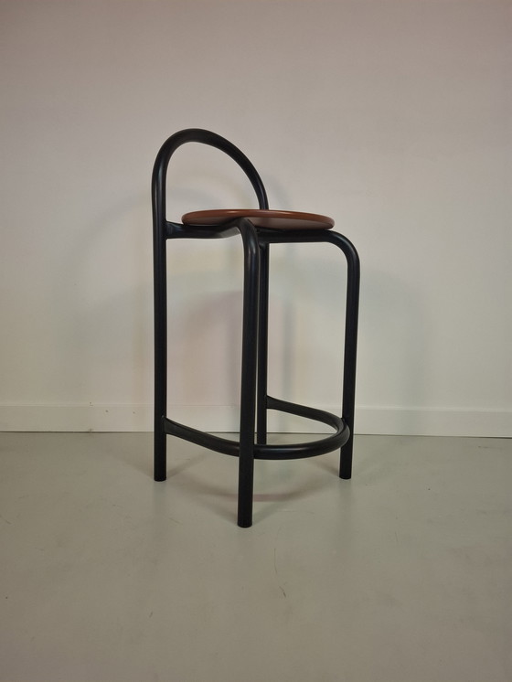 Image 1 of Set di 4 sgabelli da bar postmoderni 1980