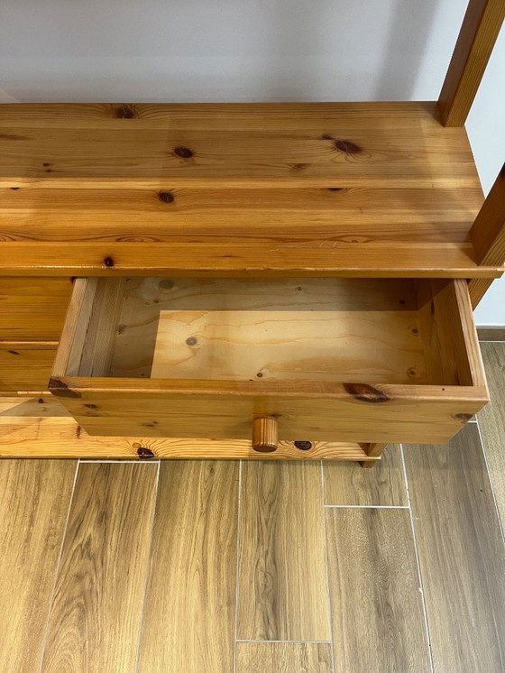 Image 1 of Grande scaffale/libreria in pino degli anni '80/'90