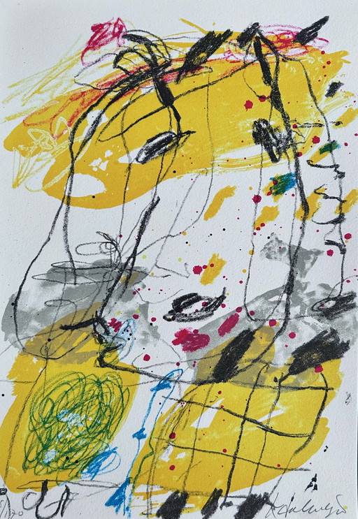 4x Screenprint Kees Salentijn