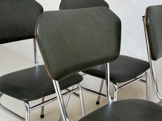 Image 1 of 4 x Vintage tubular frame chairs | 1970s | Original condition