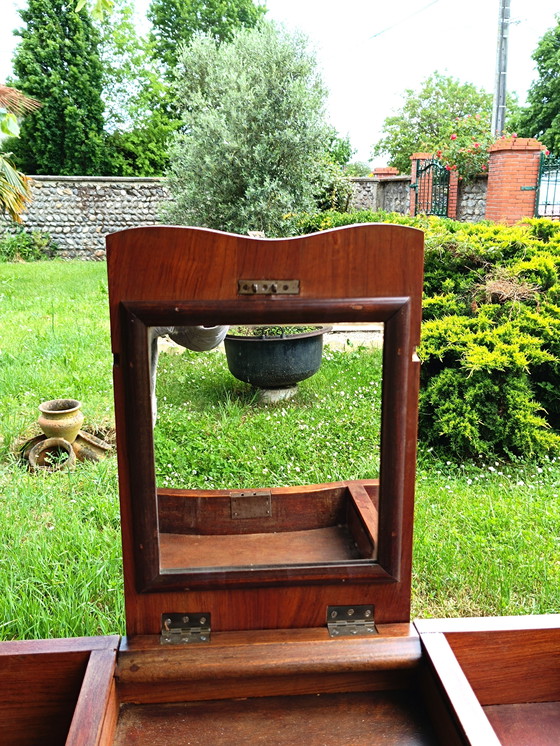 Image 1 of Louis XV style dressing table in marquetry