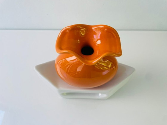 Image 1 of Unique ceramic designer vase – modern sculptural design