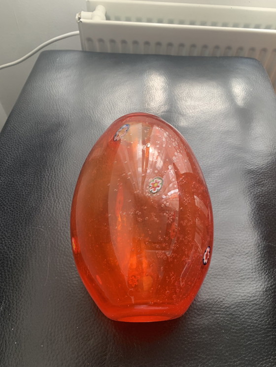 Image 1 of Millefiori handgeblazen vaas 1960