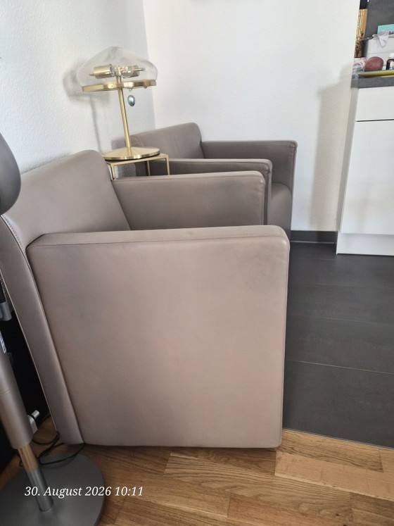 2-seater and 2 armchairs made of leather Cor – Sofas (photo 7 of 9)