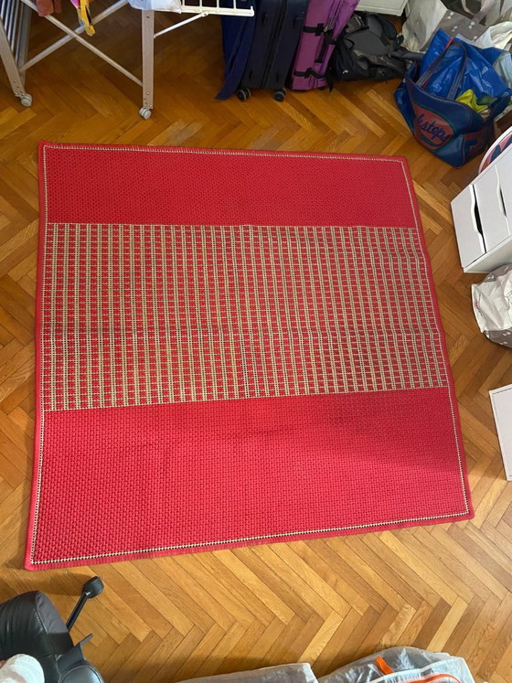 Paola Lenti Siepe Rug 160×160 cm – Coral – CRS Design – Rugs & carpets, Polyester, Plastic (photo 4 of 5)