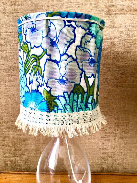 Set of 2 vintage Swedish Table lamps – IKEA, Glass, Textile (photo 11 of 13)