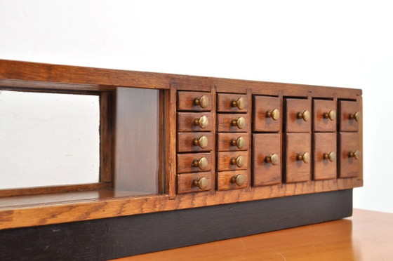 Vetrina da Banco Antica in Rovere, Anni '10 – Vetrine, Wood, Vintage (photo 4 of 16)