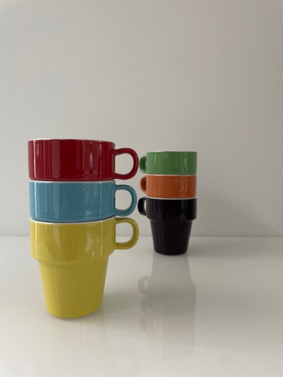 Image 1 of PT design mugs multicolour – set of 6