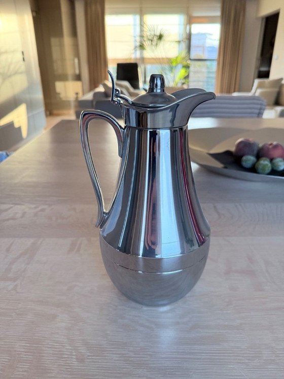 Vintage Alfi Juwel Thermos Flask / Insulated Flask 1L / Chrome Plated – Crockery, polished steel (photo 6 of 22)