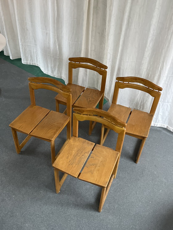 Image 1 of 4x Mid Century Modern Esszimmerstühle