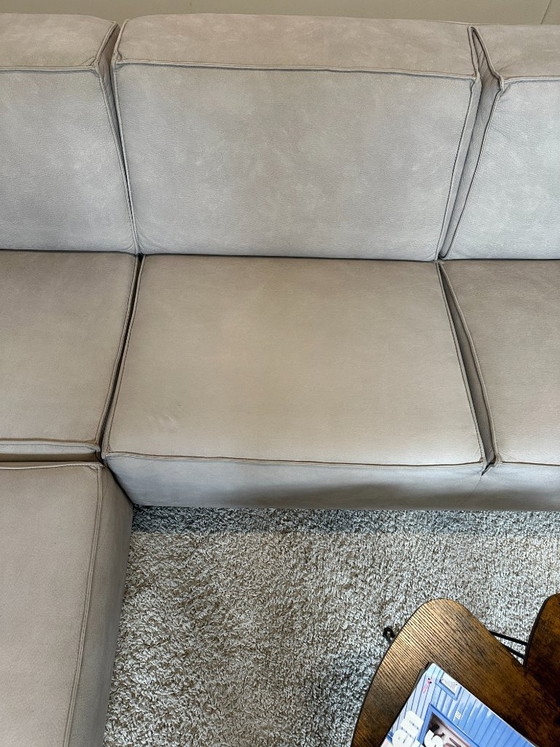 Image 1 of Divano angolare grigio chiaro/crema 280x190 cm