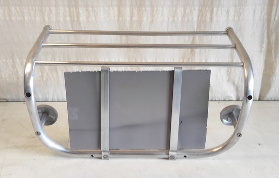 Image 1 of Art Deco style wall-mounted coat rack - mid-20th century