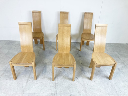 Van Den Berghe Pauvers Sillas de comedor vintage de roble