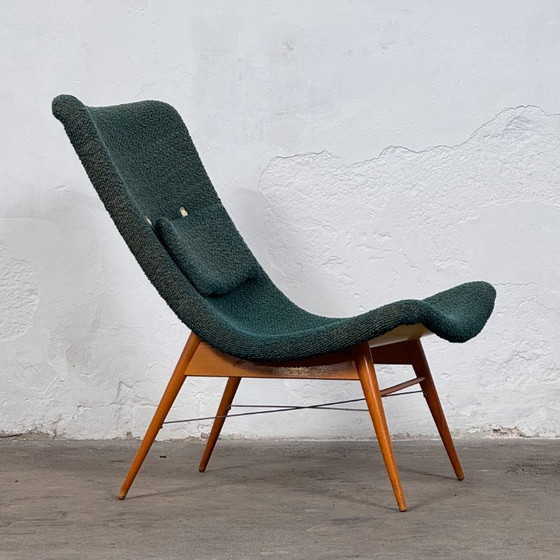Image 1 of Pair of Mid-Century Lounge Chairs by Miroslav Navrátil for Český Nábytek, 1959
