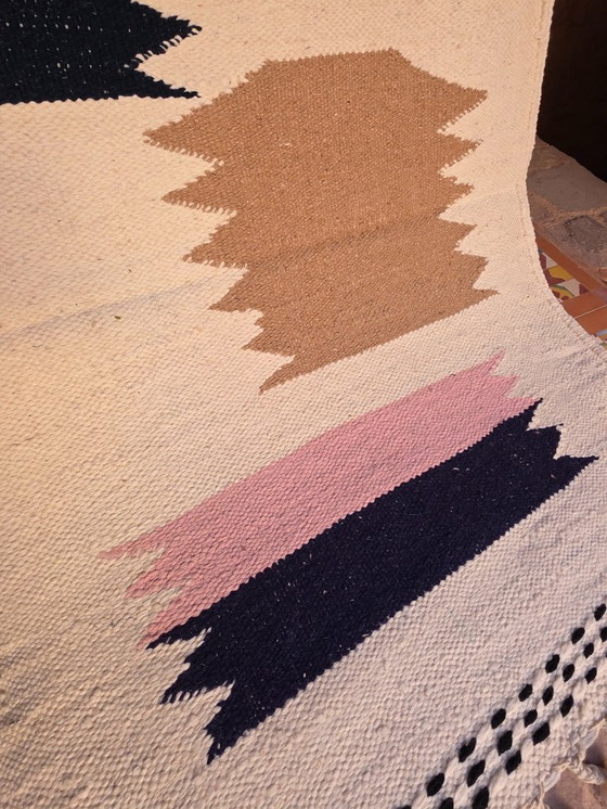 Image 1 of Tappeto marocchino Kilim a trama piatta 150 x 100 cm