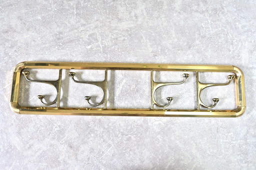 Brass Art Deco Wall Wardrobe 1940s-1950s