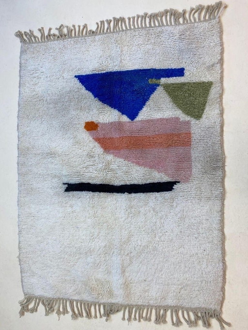 Tapis berbère beni ouraine marocain taille 150/250 cm