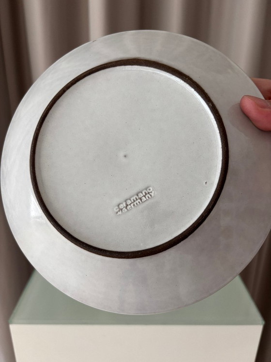Set di 4 piatti fondi vintage in gres Ceramano Germania | Stile moderno di metà secolo – Stoviglie, Ceramic (photo 2 of 10)