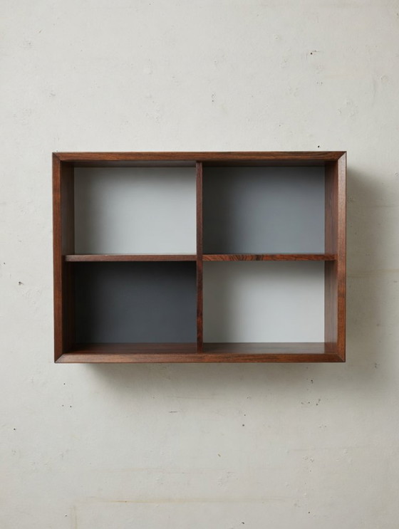 Image 1 of Rosenholz-Wandschrank von Poul Cadovius für CADO.