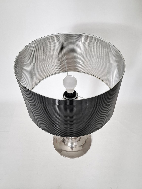 Vintage design Table lamp, nickel-plated – Plastic, Metal (photo 8 of 14)