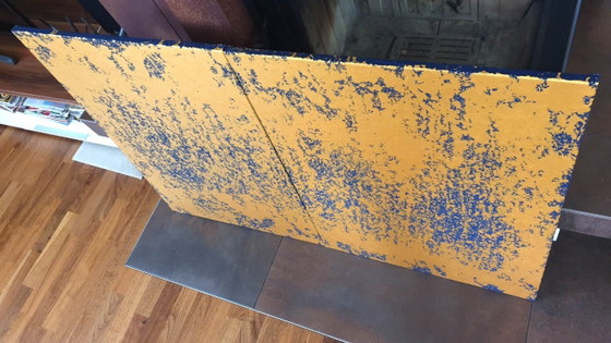 "Golden Radiance" (Abstract Painting, Unique Piece), Jürgen Angeler, Paintings & Drawings, Canvas, Wood (photo 15 of 15)