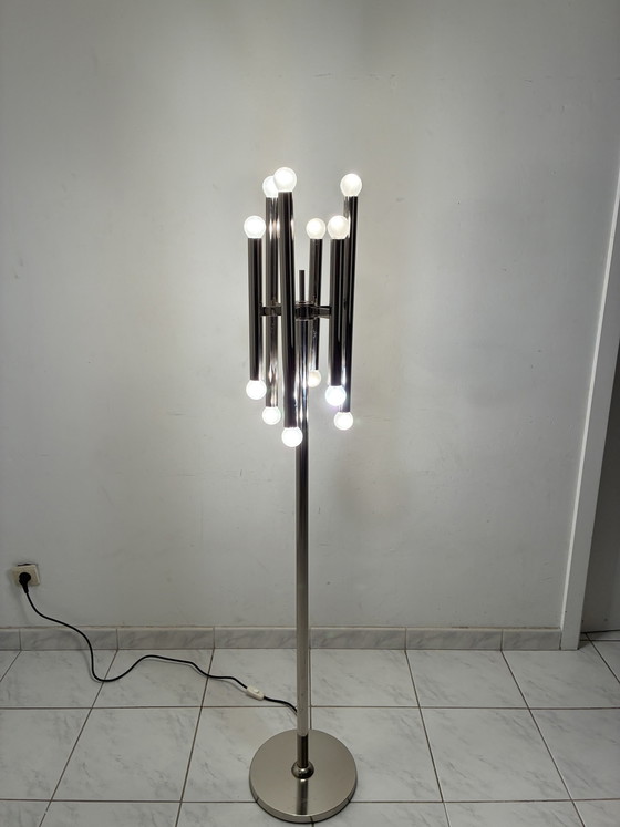 Lampada da Terra Vintage Cromata 12 Punti Luce – Lampade da terra, Chrome (photo 2 of 15)