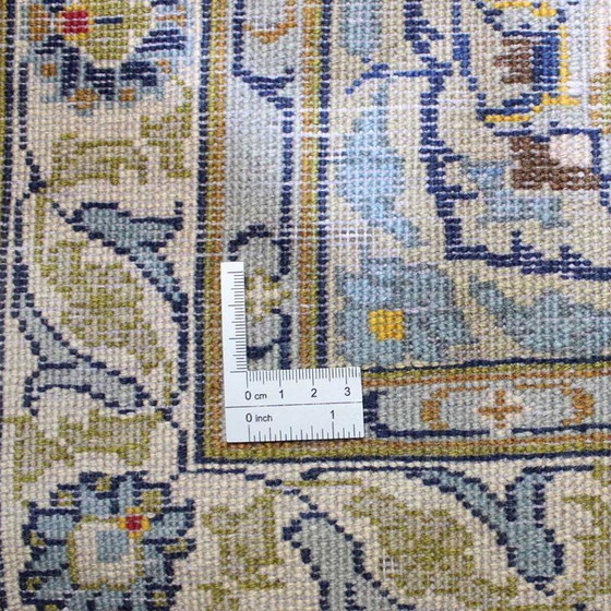 Image 1 of Handgeknoopt Perzisch tapijt Keshan Patina 360X247