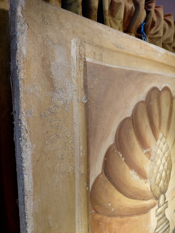 Image 1 of fresco schildering Autentica Strappo Murale B`Affresco  `LM`