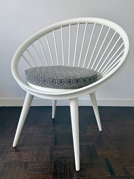 Skandinavischer Sessel 1960 Yngve Ekstrom – stoelen fauteuils, Textile, Wood (photo 2 of 10)