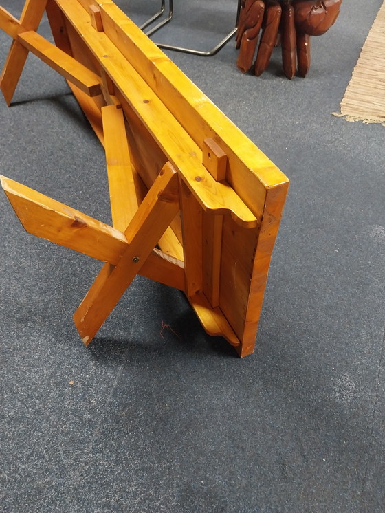 Image 1 of 1 x Scandinavian pine coffee table XXL, 2 meters long. 1970s