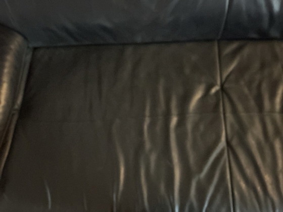 Rolf Benz bmp 418 Torino 3-Seater Sofa and Armchair with Ottoman – 3-5 seaters, Leather, Metal (photo 2 of 5)