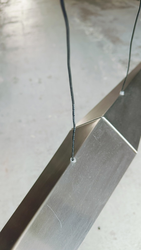 Image 1 of Lampada a sospensione minimalista spaziale anni &#39;80 Hala Halogen Design