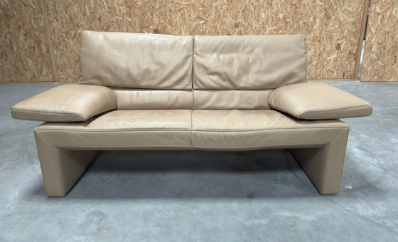 Image 1 of Divano a due posti in pelle Jori JR 8750 beige