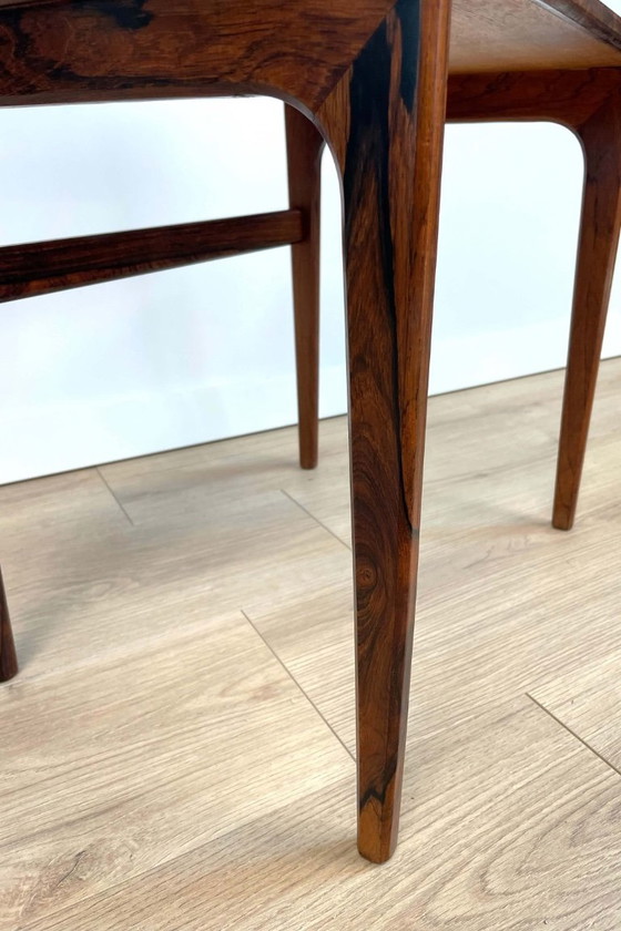 Table d'appoint Vintage Design Danois – Palissandre – Tables d'appoint, Bois (photo 8 of 8)