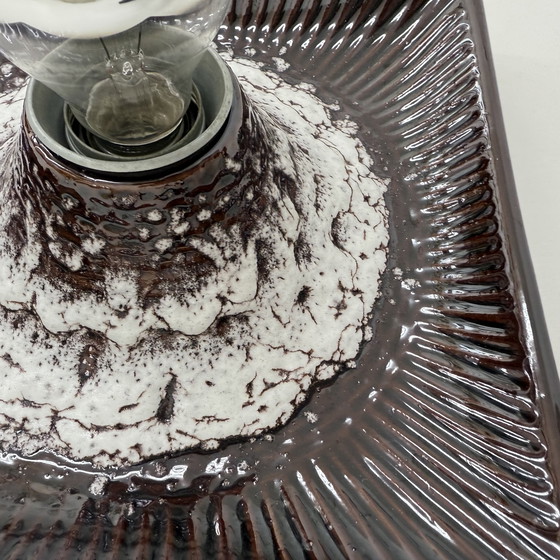 Image 1 of West-Duits Design Keramische Wand-/plafondlamp, jaren 1970