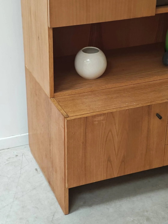 Armadio alto a due corpi di Drevotex Zamberk 1977 – Vetrine, Wood, Glass, Mid Century Modern (photo 6 of 12)