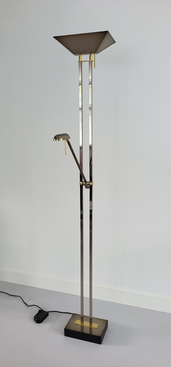 Image 1 of Lampada da terra Deknudt, design Willy Rizzo, Belgio, anni '70