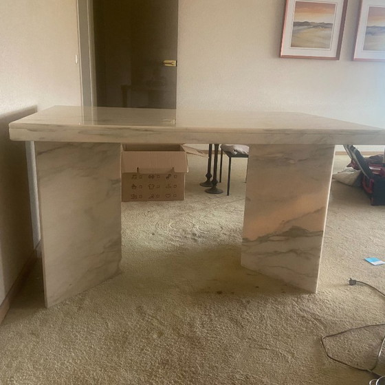 For Sale: Portuguese Marble/Rosa Aurora Table – Dining tables, Stone (photo 3 of 5)