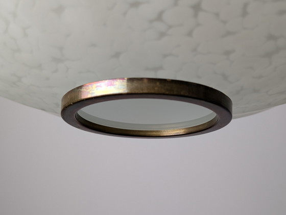 Image 1 of Lámpara de Techo en Cristal de Murano Moteado, Italia, 1960s
