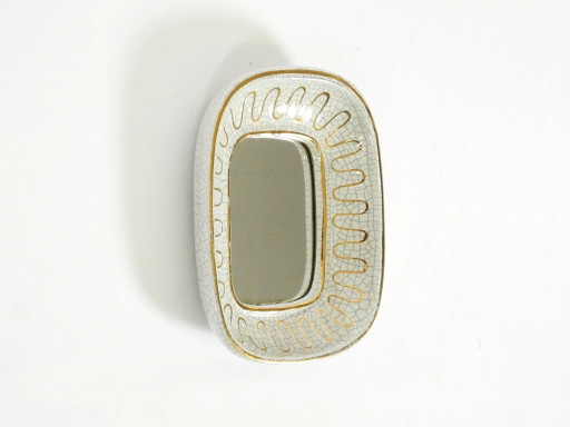 Prachtige kleine art-deco keramische spiegel van Gmundner Keramik Oostenrijk, jaren 1920. – Ceramic, Vintage (photo 2 of 13)