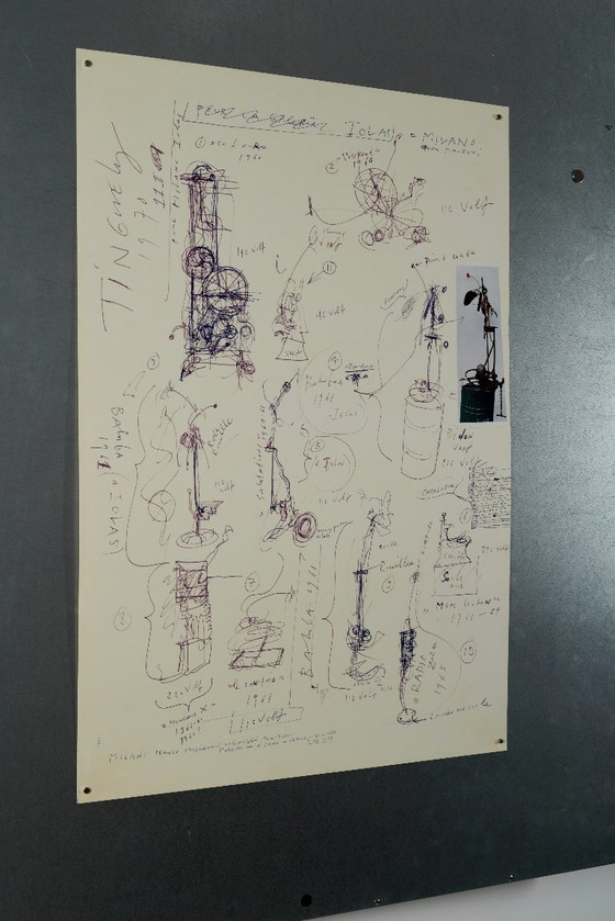 Image 1 of Jean Tinguely - Plakat - Ausstellung 60er Jahre Design - 70er Jahre Design
