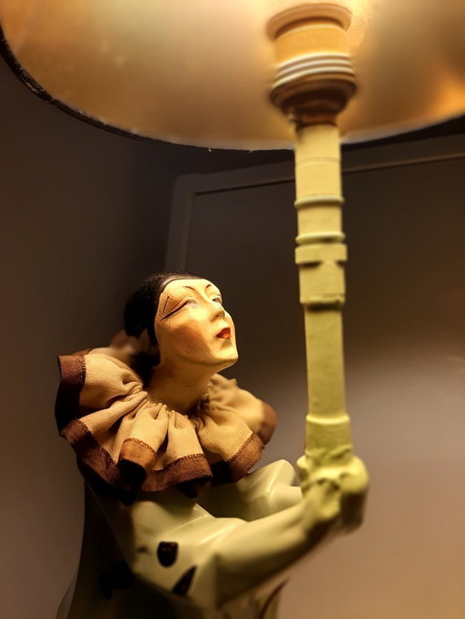 Lampe Arlequin art déco cubiste 1920