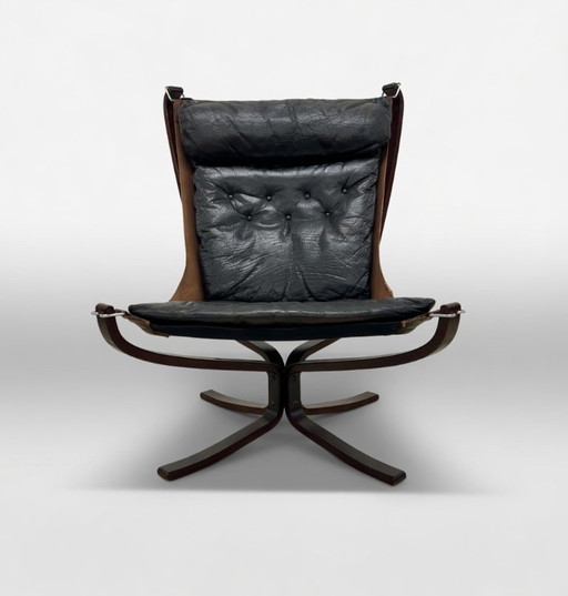 Chaise Falcon de Sigurd Ressel pour Vatne Møbler, Norvège, années 1970.