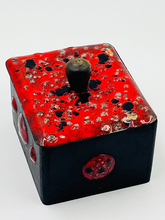 Brutalistische kunstdoos Esmaltes – Decoratieve objecten, Copper, Wood (photo 6 of 13)