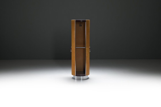 Image 1 of Vintage TUCROMA rotating warderobe with mirror by Guido Faleshini - i4 Mariani
