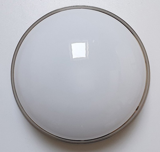 Image 1 of Art Deco style ceiling lamp opaline glass