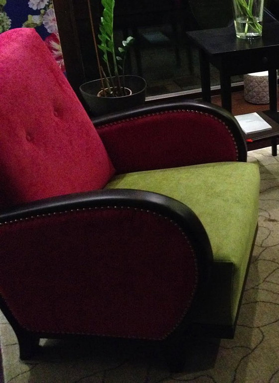 Set of Art Deco Hungarian Armchairs, 1930s (photo 2 of 4)